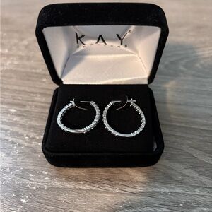 Silver Hoop Earrings